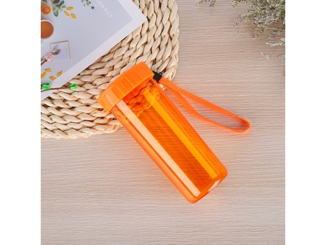 6Pcs Plastic Outdoor Sport Protable Cold Water Bottle With Strin